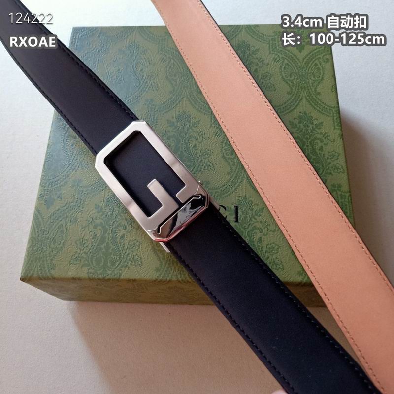 Gucci belt 34mmX100-125cm 8L (204)