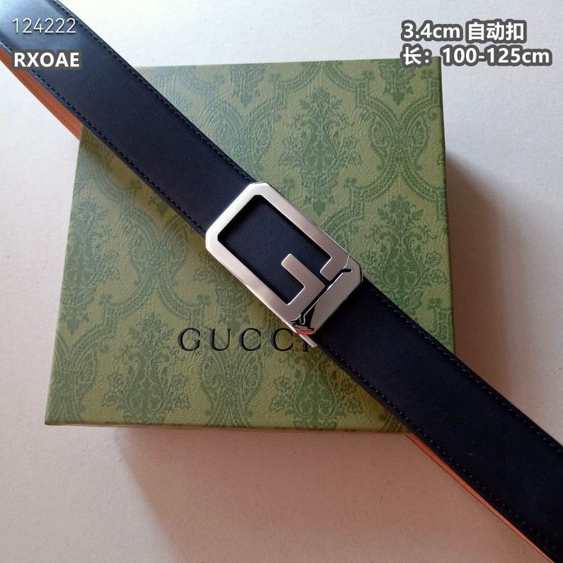 Gucci belt 34mmX100-125cm 8L (205)