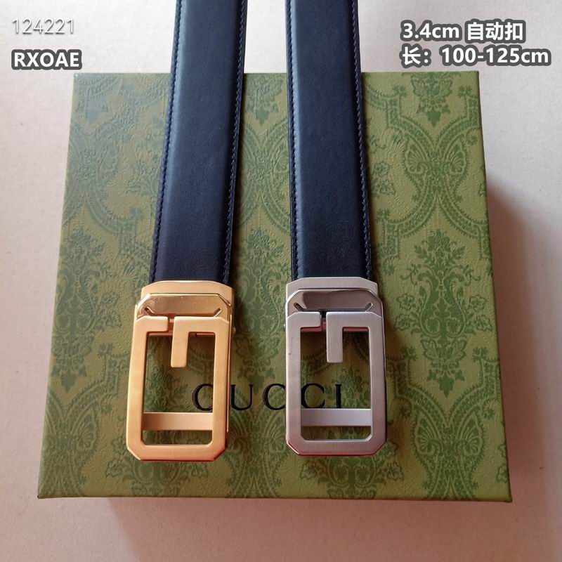 Gucci belt 34mmX100-125cm 8L (206)