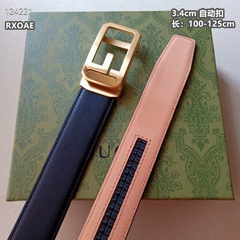 Gucci belt 34mmX100-125cm 8L (209)