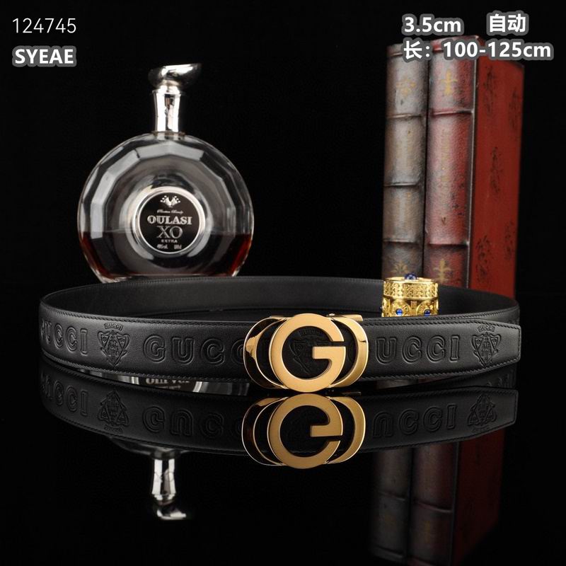Gucci belt 35mmX100-125cm 8L (135)