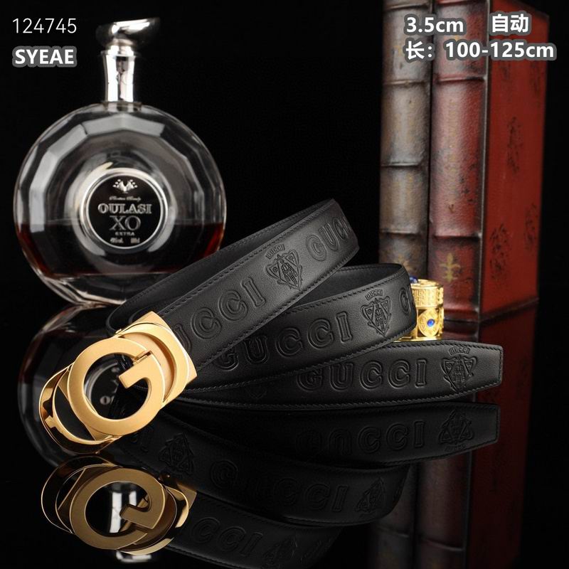 Gucci belt 35mmX100-125cm 8L (136)
