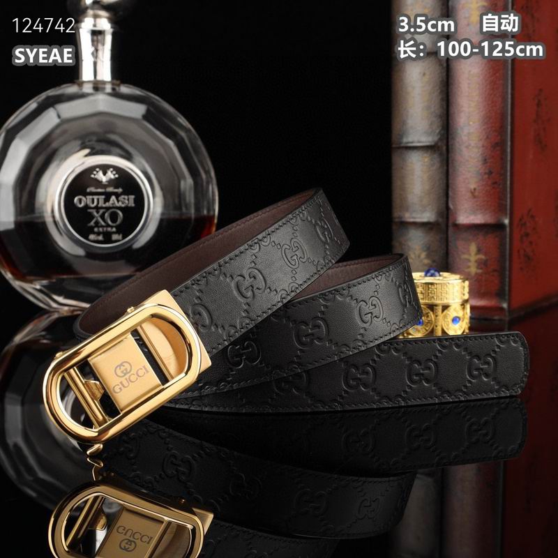 Gucci belt 35mmX100-125cm 8L (154)