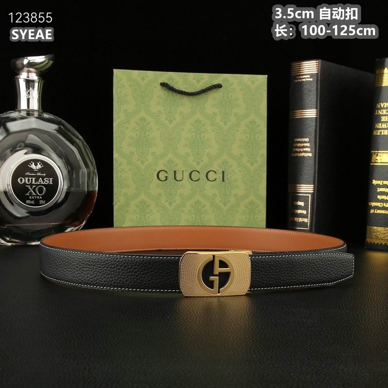 Gucci belt 35mmX100-125cm 8L (257)