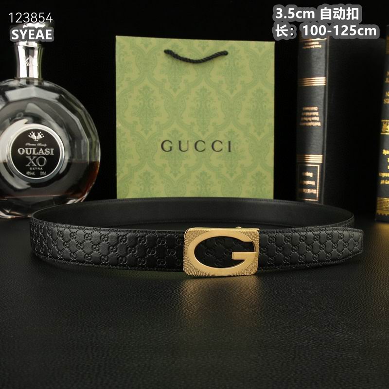 Gucci belt 35mmX100-125cm 8L (266)