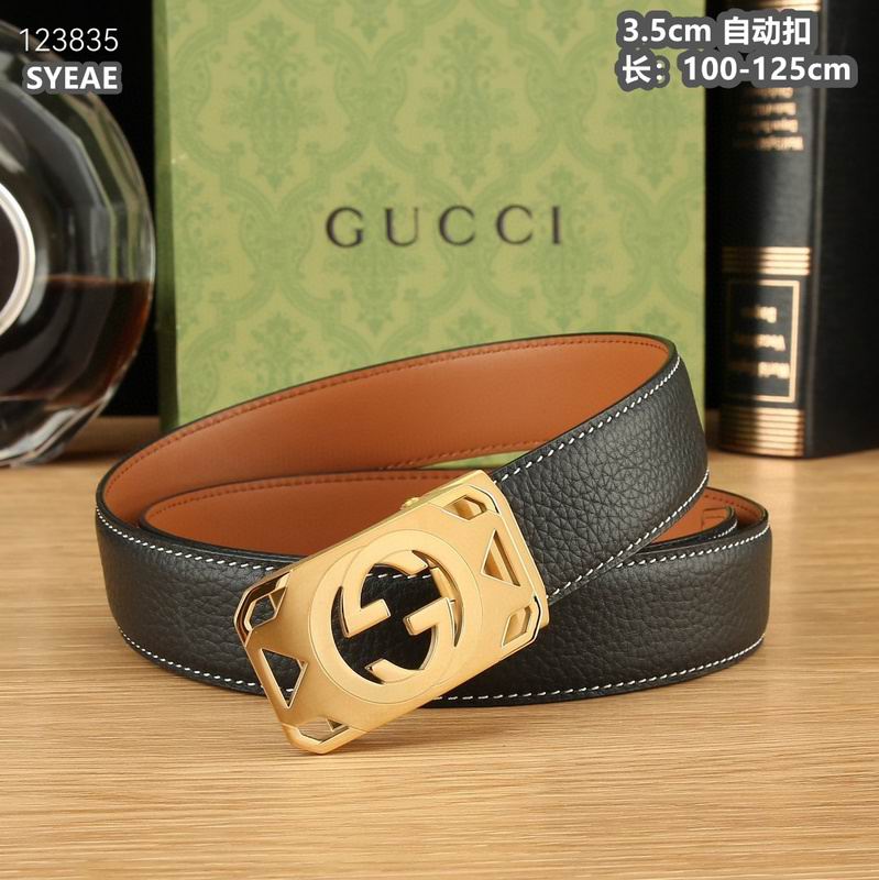 Gucci belt 35mmX100-125cm 8L (296)