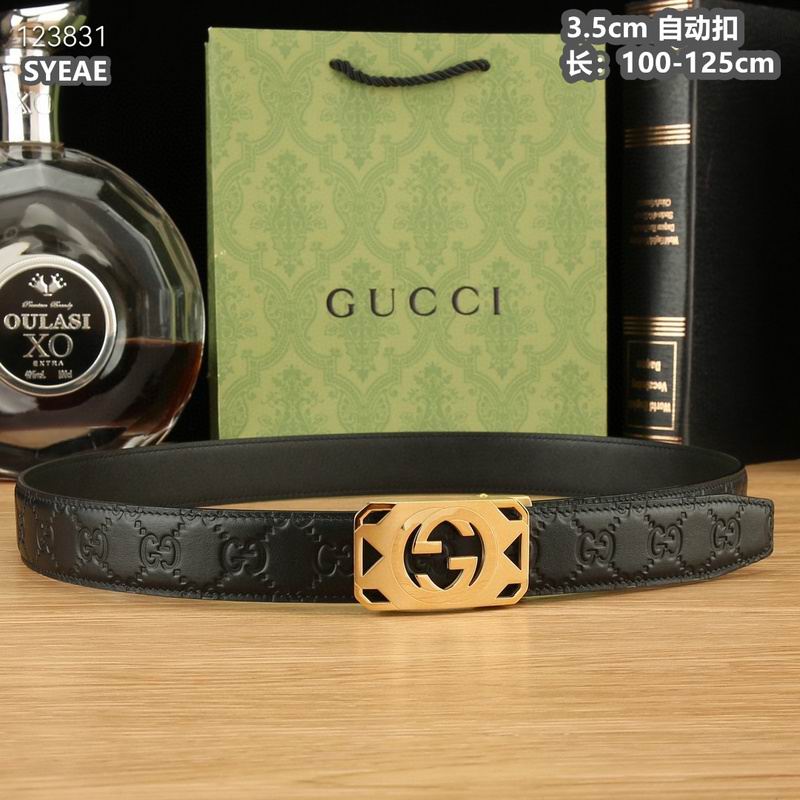 Gucci belt 35mmX100-125cm 8L (302)