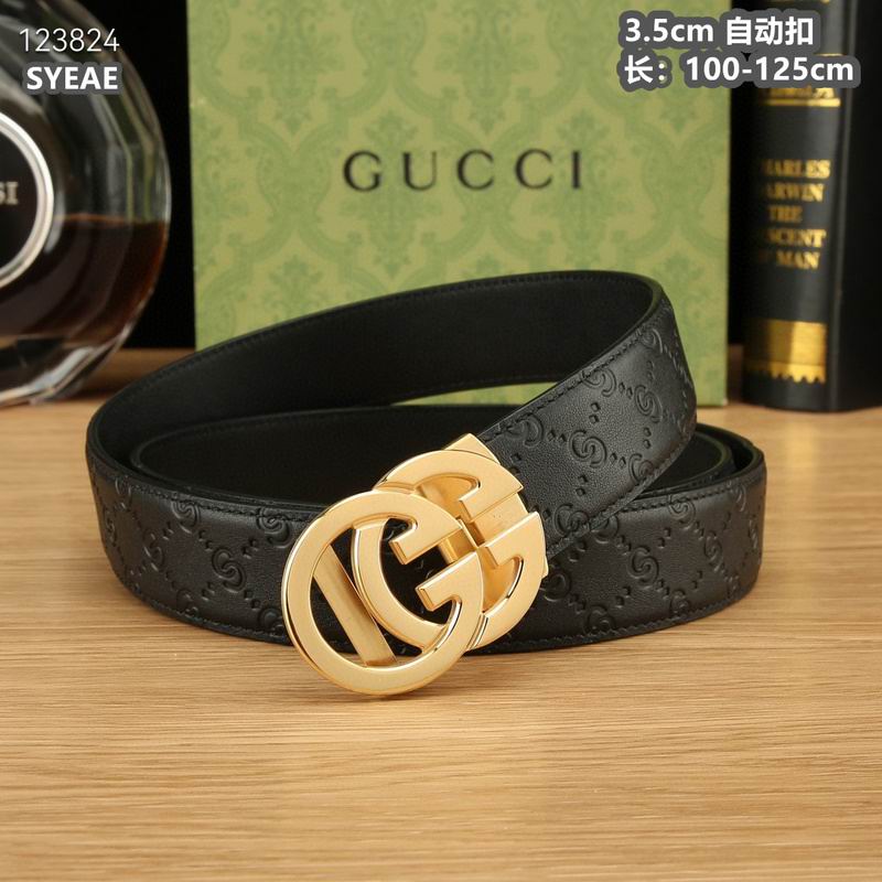 Gucci belt 35mmX100-125cm 8L (314)