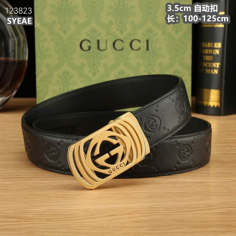 Gucci belt 35mmX100-125cm 8L (323)