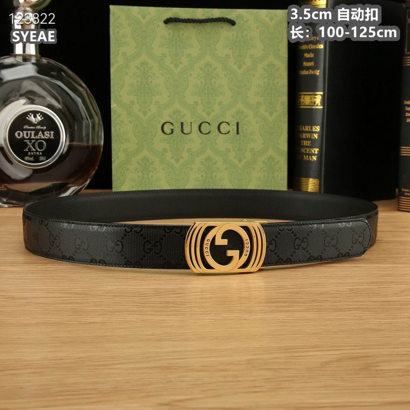 Gucci belt 35mmX100-125cm 8L (329)
