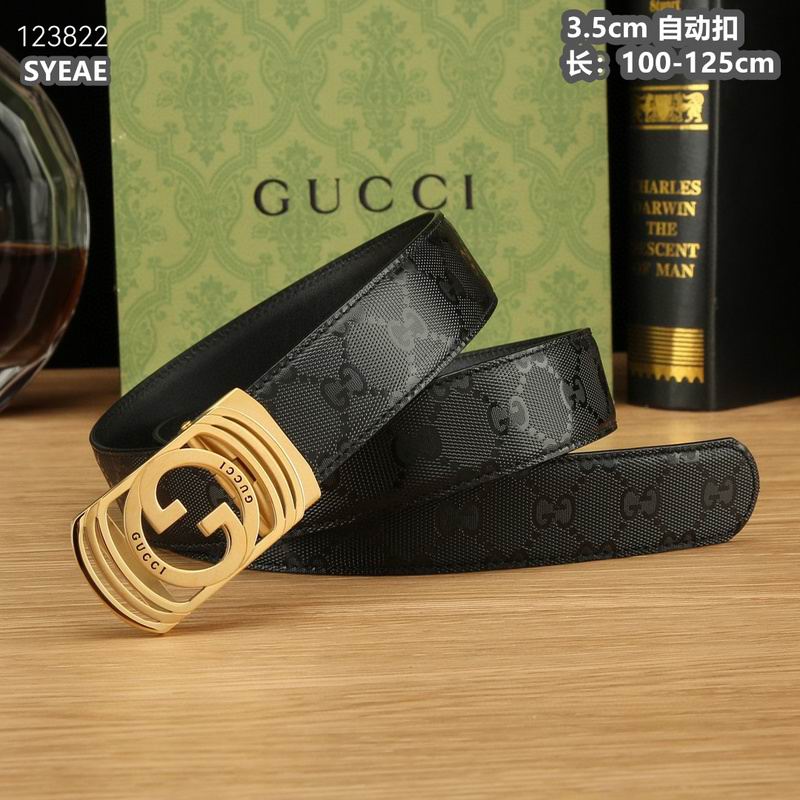 Gucci belt 35mmX100-125cm 8L (331)
