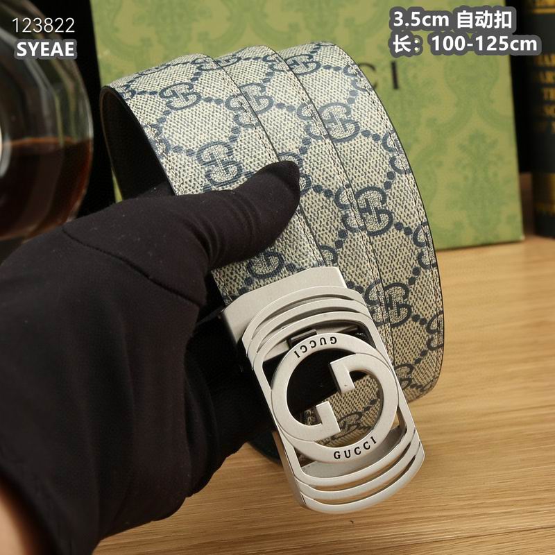 Gucci belt 35mmX100-125cm 8L (334)