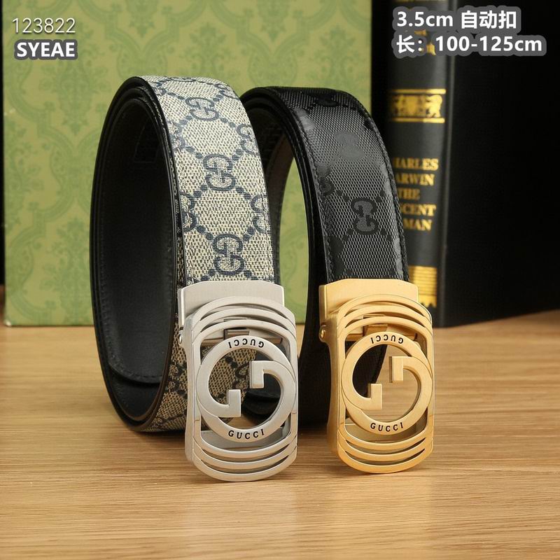 Gucci belt 35mmX100-125cm 8L (337)