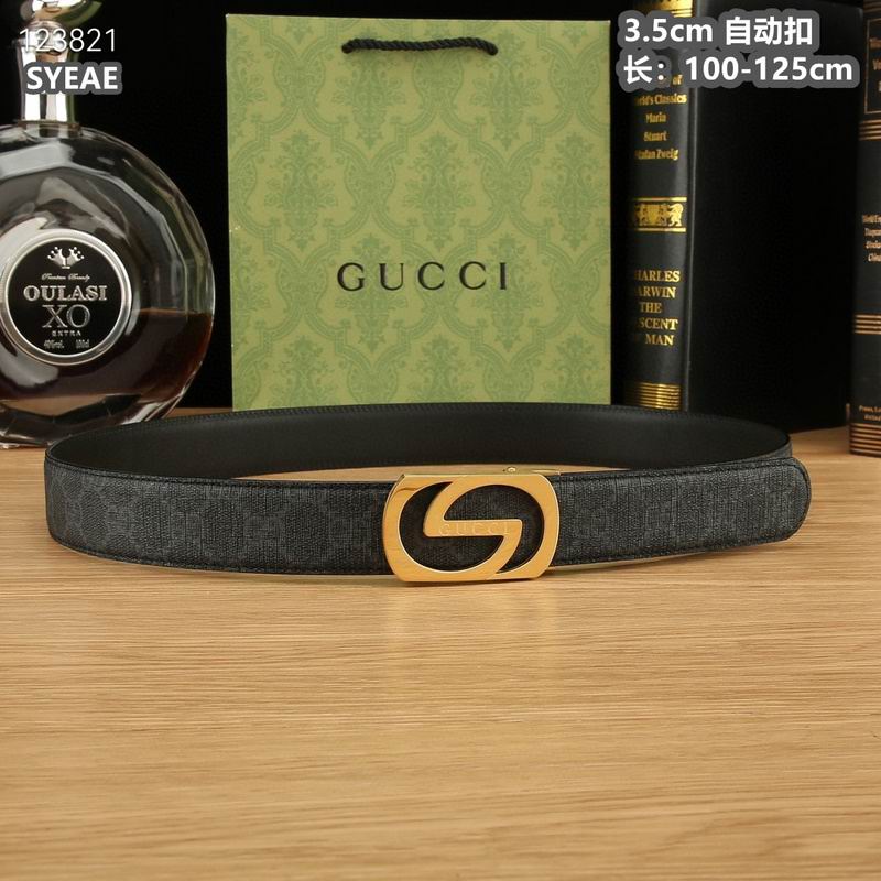 Gucci belt 35mmX100-125cm 8L (338)