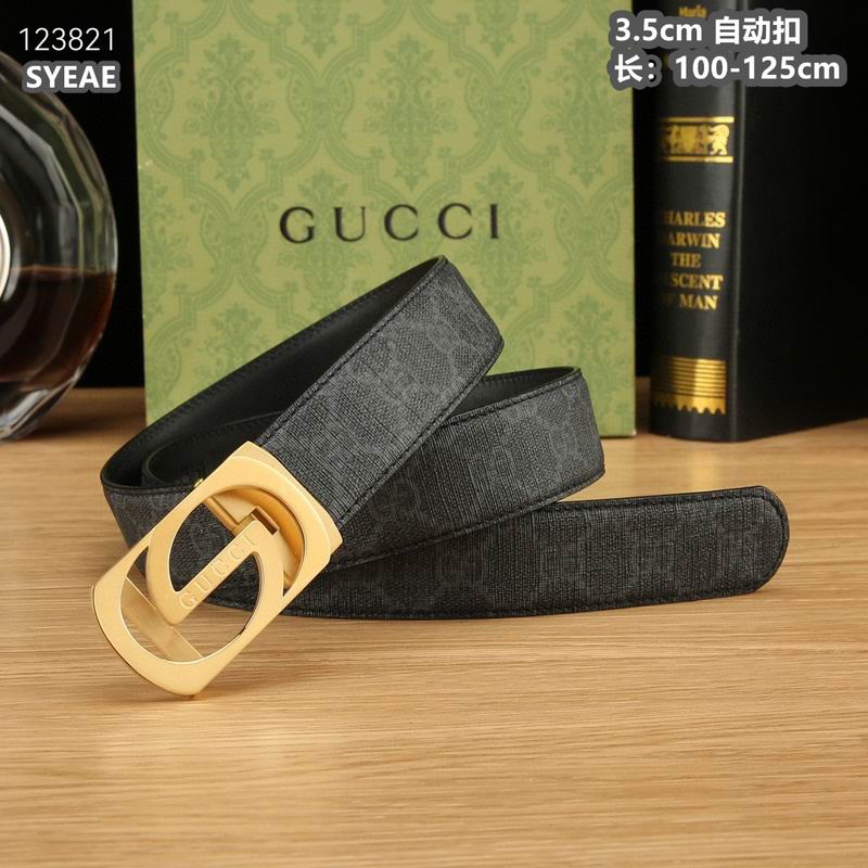 Gucci belt 35mmX100-125cm 8L (340)