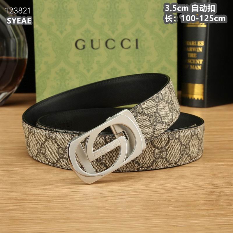Gucci belt 35mmX100-125cm 8L (344)