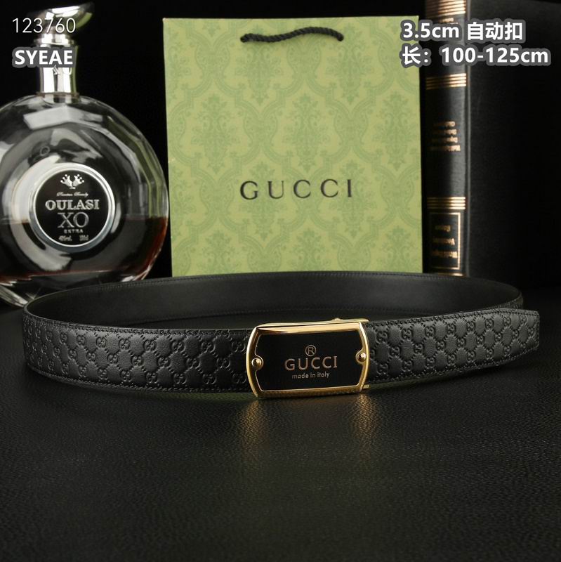 Gucci belt 35mmX100-125cm 8L (365)