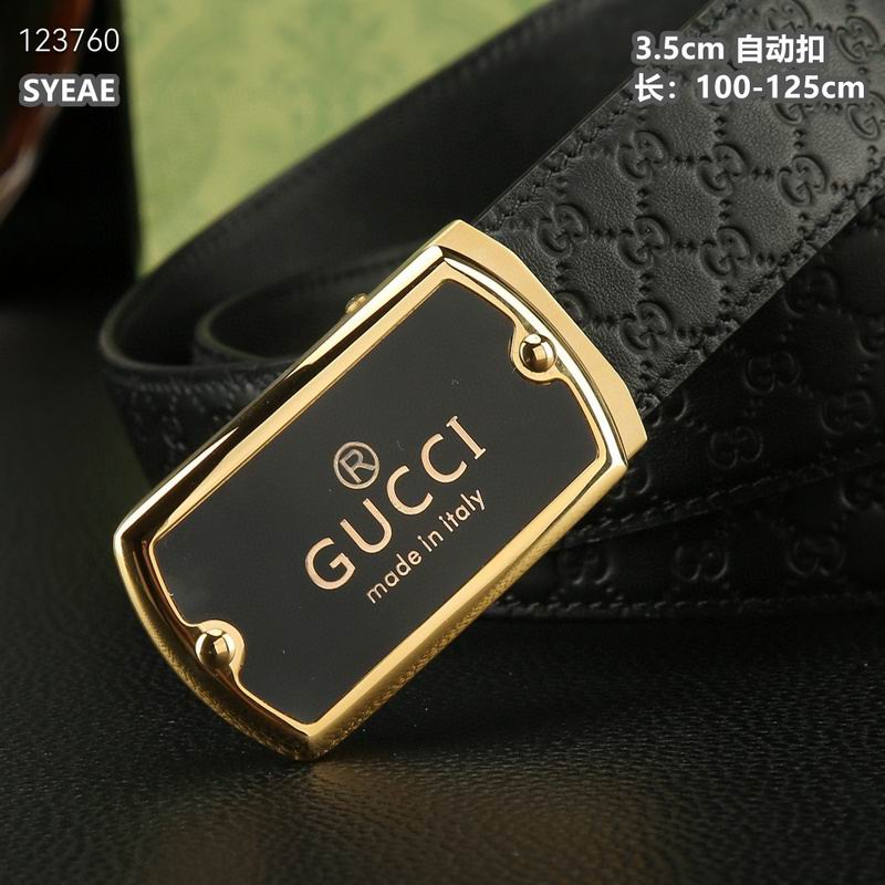 Gucci belt 35mmX100-125cm 8L (366)