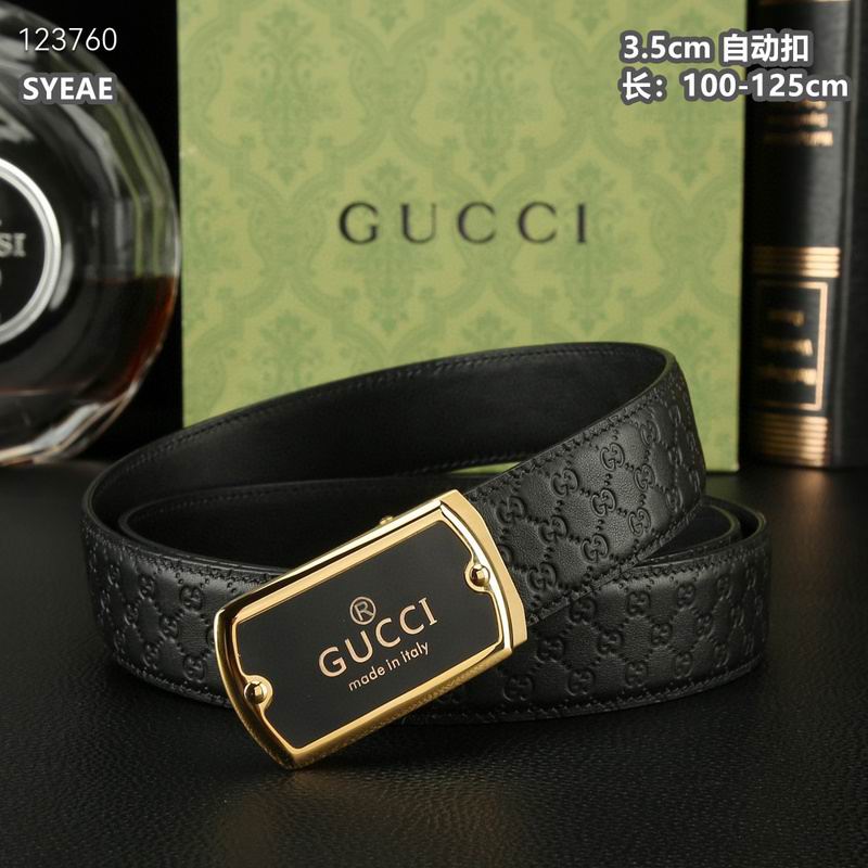Gucci belt 35mmX100-125cm 8L (368)