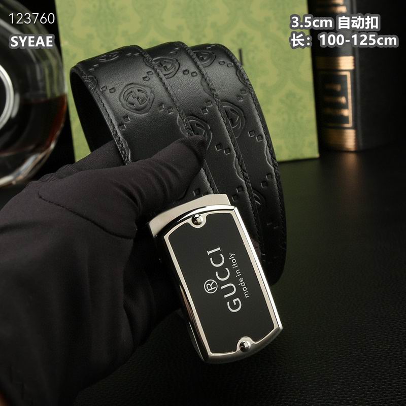 Gucci belt 35mmX100-125cm 8L (370)