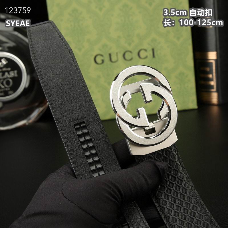 Gucci belt 35mmX100-125cm 8L (378)