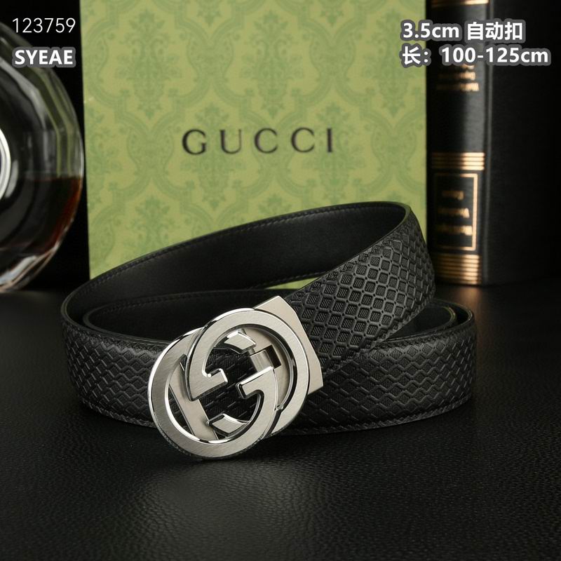 Gucci belt 35mmX100-125cm 8L (380)