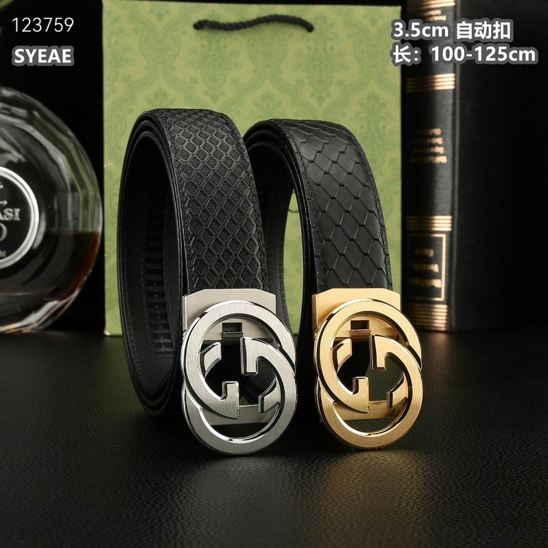 Gucci belt 35mmX100-125cm 8L (382)