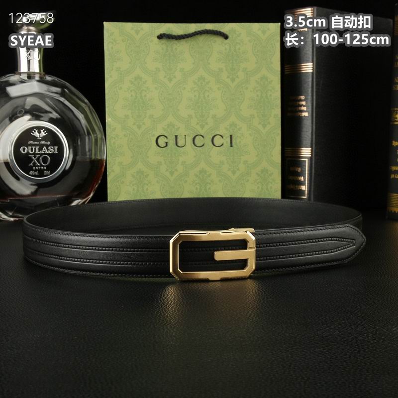 Gucci belt 35mmX100-125cm 8L (383)