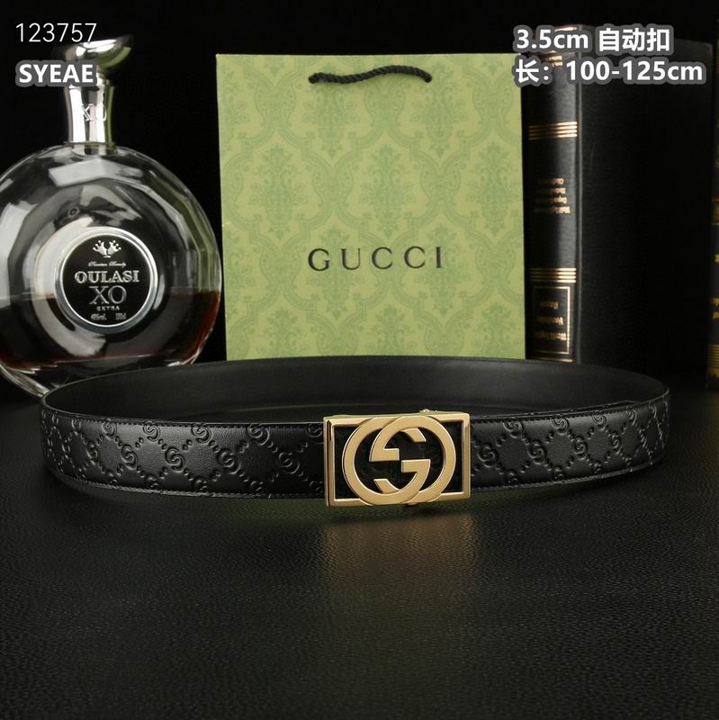 Gucci belt 35mmX100-125cm 8L (392)