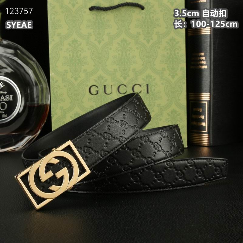 Gucci belt 35mmX100-125cm 8L (394)