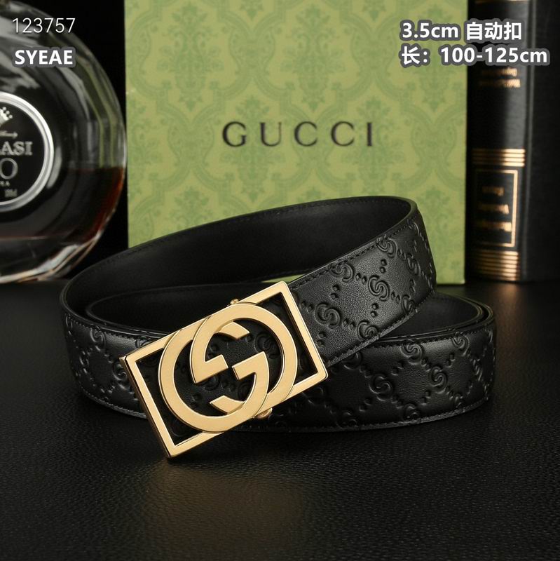 Gucci belt 35mmX100-125cm 8L (395)