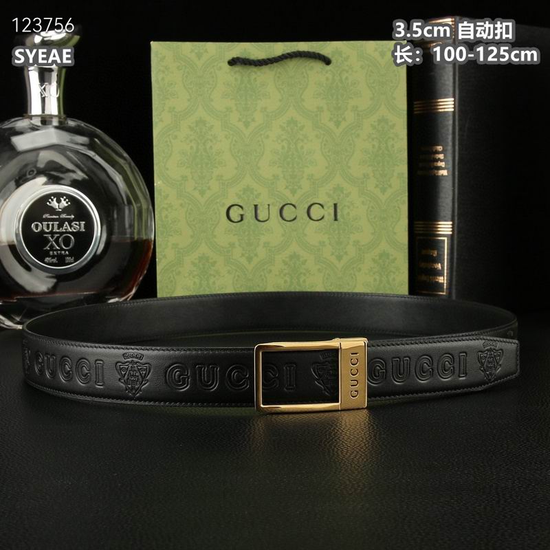 Gucci belt 35mmX100-125cm 8L (401)