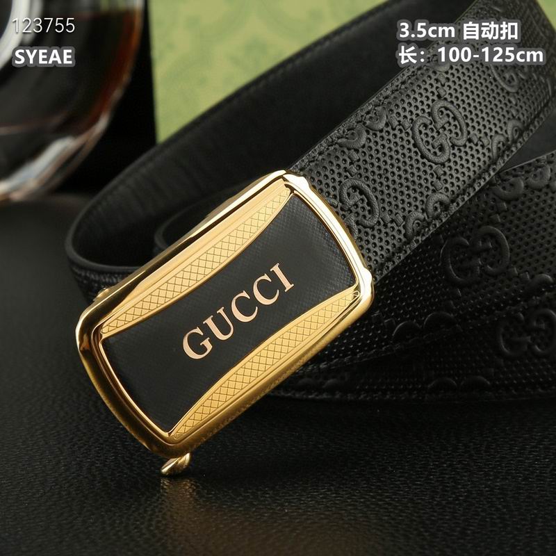 Gucci belt 35mmX100-125cm 8L (411)