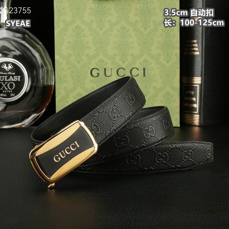 Gucci belt 35mmX100-125cm 8L (412)