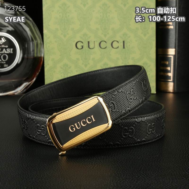Gucci belt 35mmX100-125cm 8L (413)