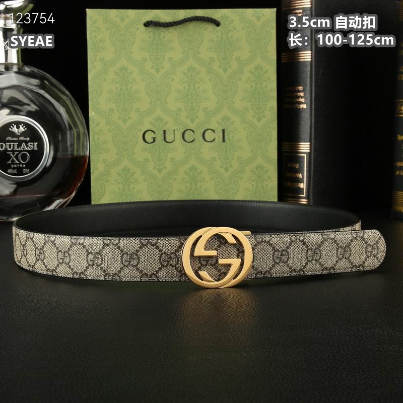 Gucci belt 35mmX100-125cm 8L (419)