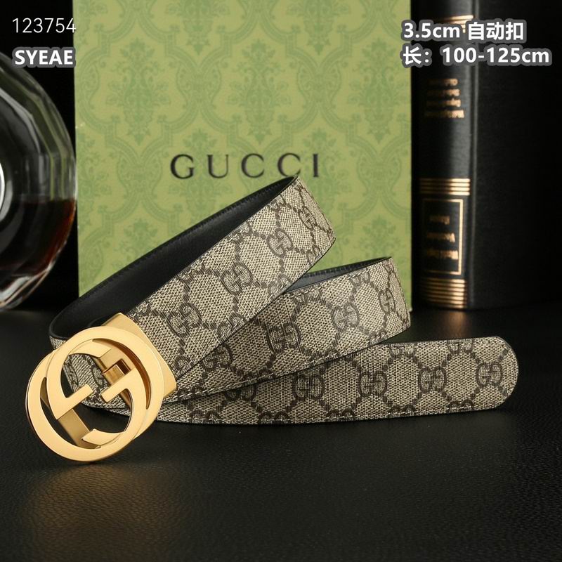 Gucci belt 35mmX100-125cm 8L (421)