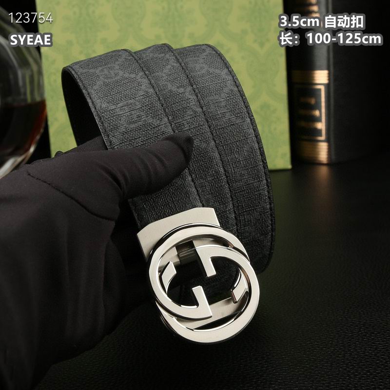 Gucci belt 35mmX100-125cm 8L (424)