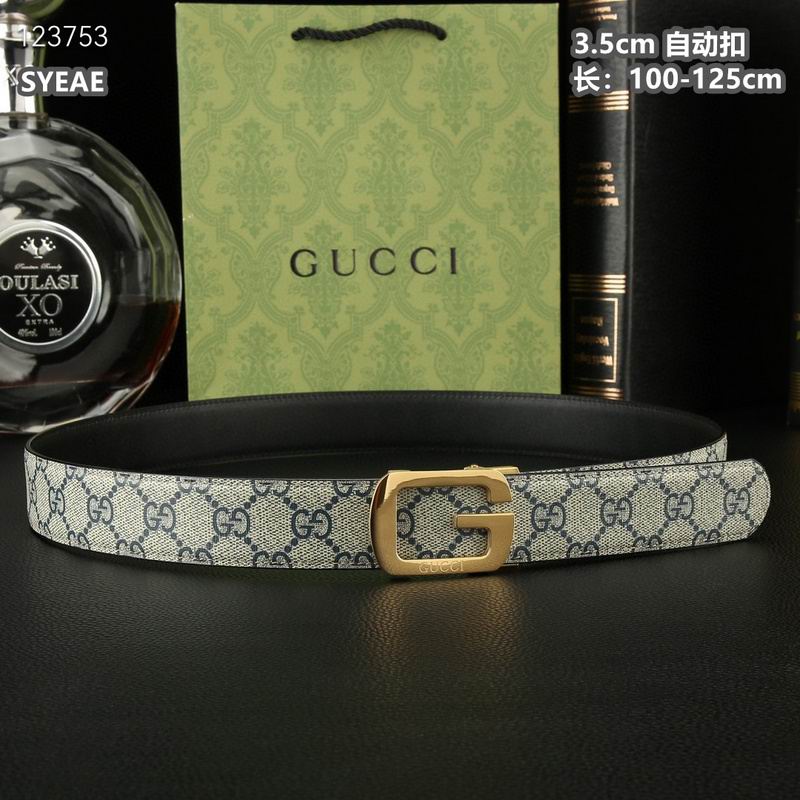 Gucci belt 35mmX100-125cm 8L (428)