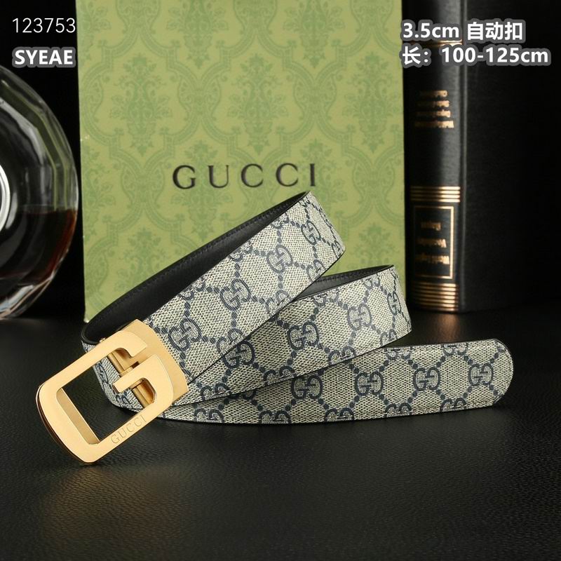 Gucci belt 35mmX100-125cm 8L (430)