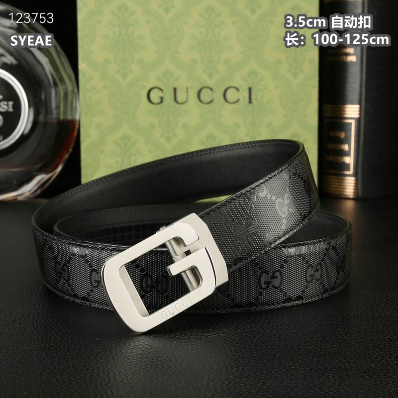 Gucci belt 35mmX100-125cm 8L (434)