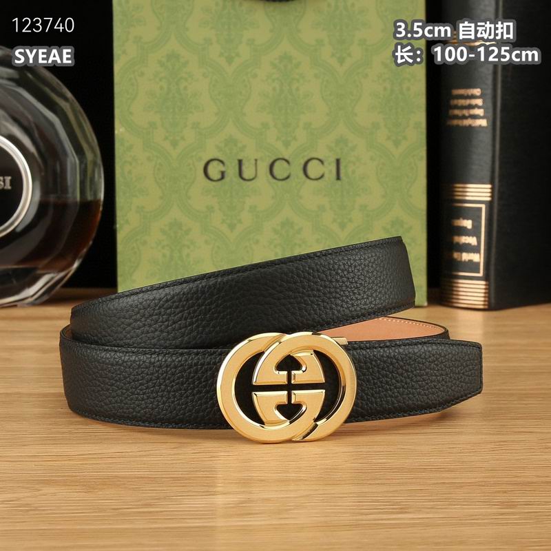 Gucci belt 35mmX100-125cm 8L (438)
