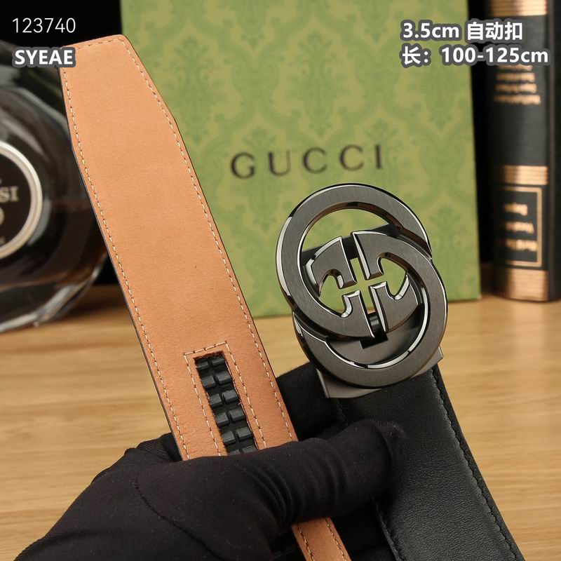 Gucci belt 35mmX100-125cm 8L (442)