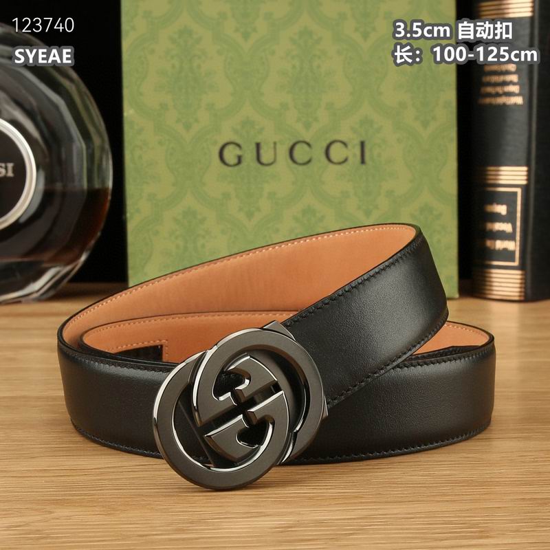 Gucci belt 35mmX100-125cm 8L (443)