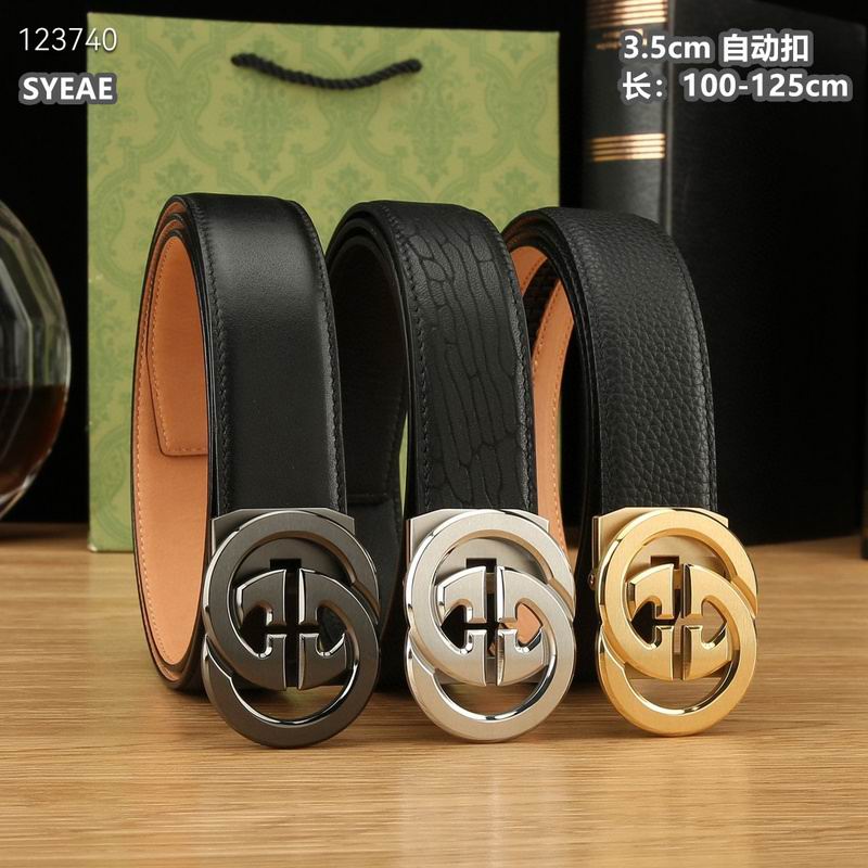 Gucci belt 35mmX100-125cm 8L (445)