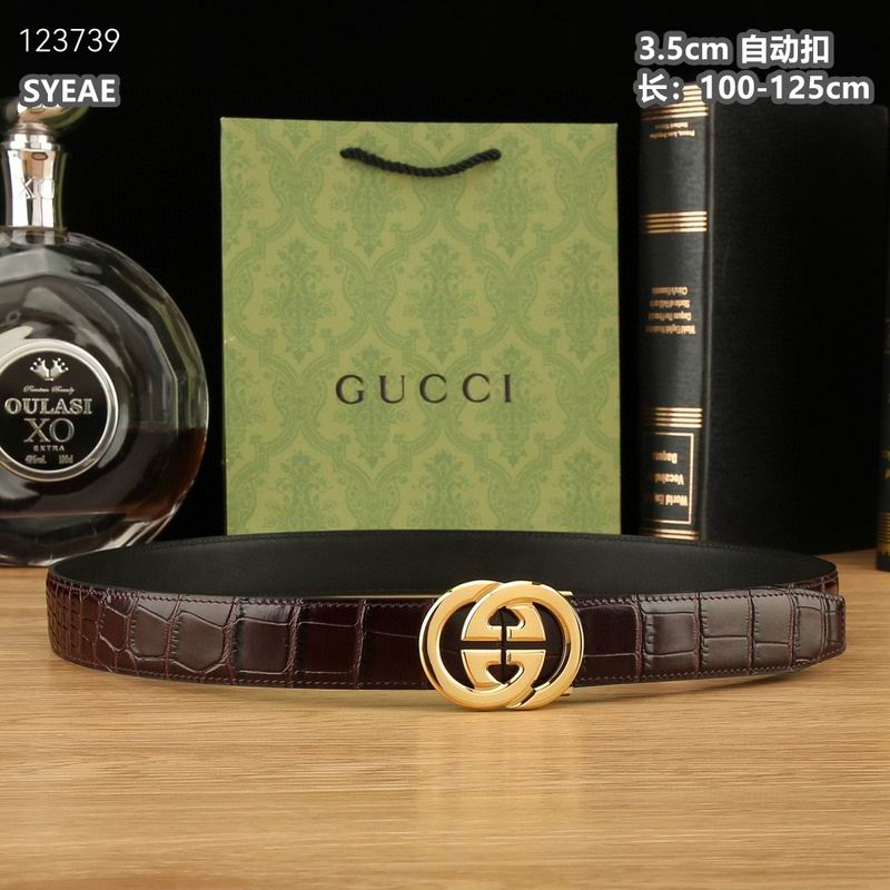 Gucci belt 35mmX100-125cm 8L (446)