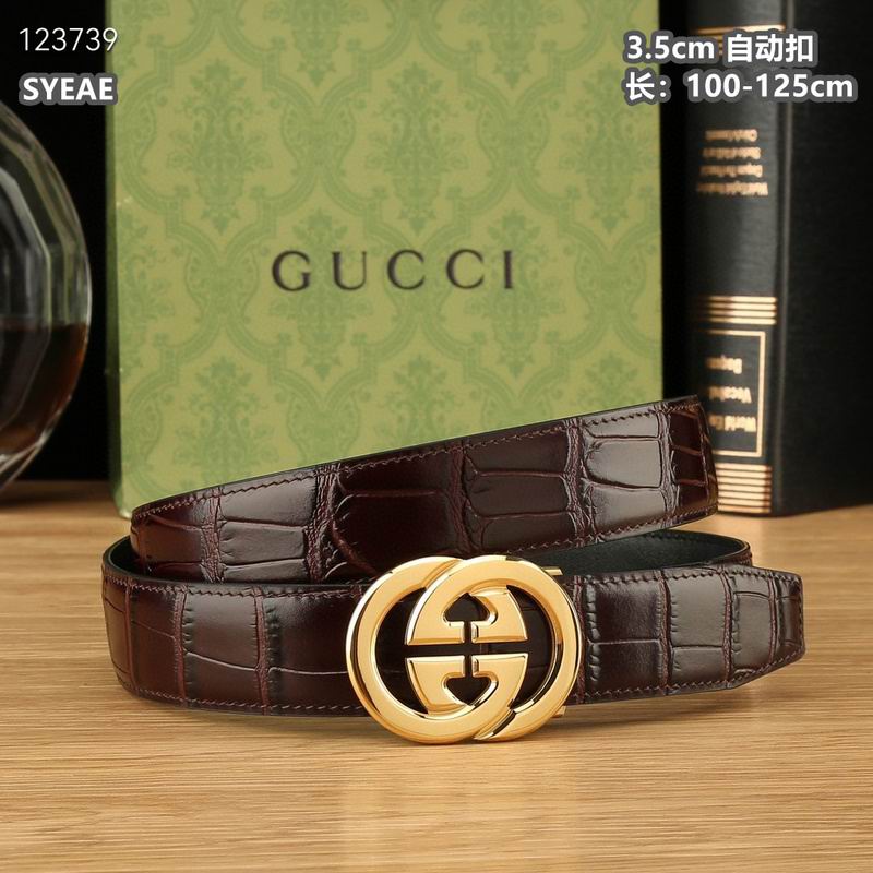 Gucci belt 35mmX100-125cm 8L (447)