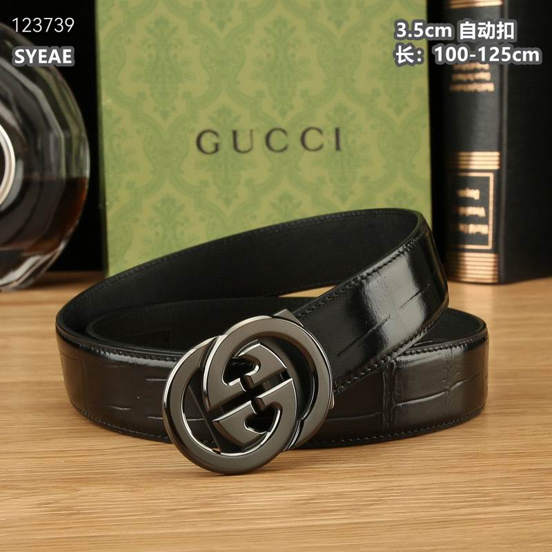 Gucci belt 35mmX100-125cm 8L (452)