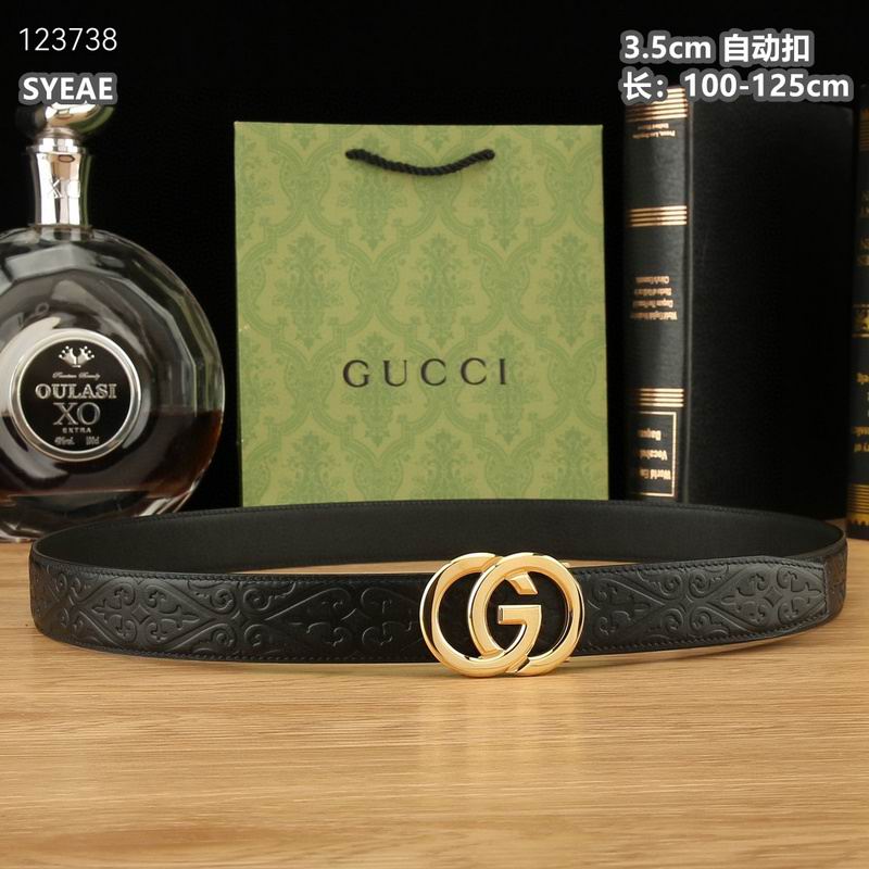 Gucci belt 35mmX100-125cm 8L (455)