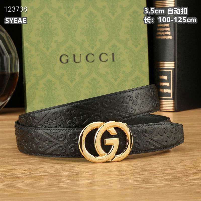 Gucci belt 35mmX100-125cm 8L (456)